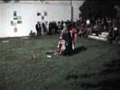 photographie de la performance de Skall lors du vernissage des rencontres d'art Contemporain de la Medina de Tunis